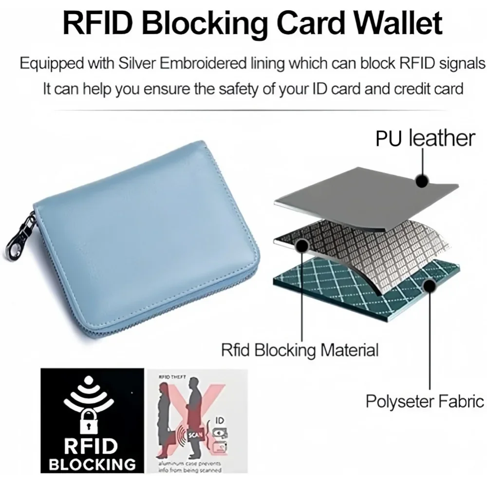 محفظة بطاقات جلدية للنساء، مشبك حامل المال، فتحة بطاقات متعددة، محفظة صغيرة للعملات المعدنية للرجال، حقيبة نسائية صغيرة مستطيلة