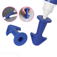 3piece Caulk Nozzle Applicator Silicone Caulking Tools Kit, Sealant Nozzle Caulking Epoxy Piston Nozzle Accessories
