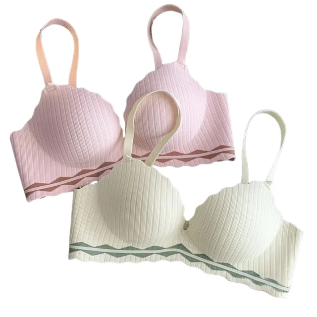 

KUCLUT Seamless Sexy Bras For Women Fashion Push Up Bra Wire Free Lingerie 3/4 Cup Bralette Cotton Underwear Brassiere