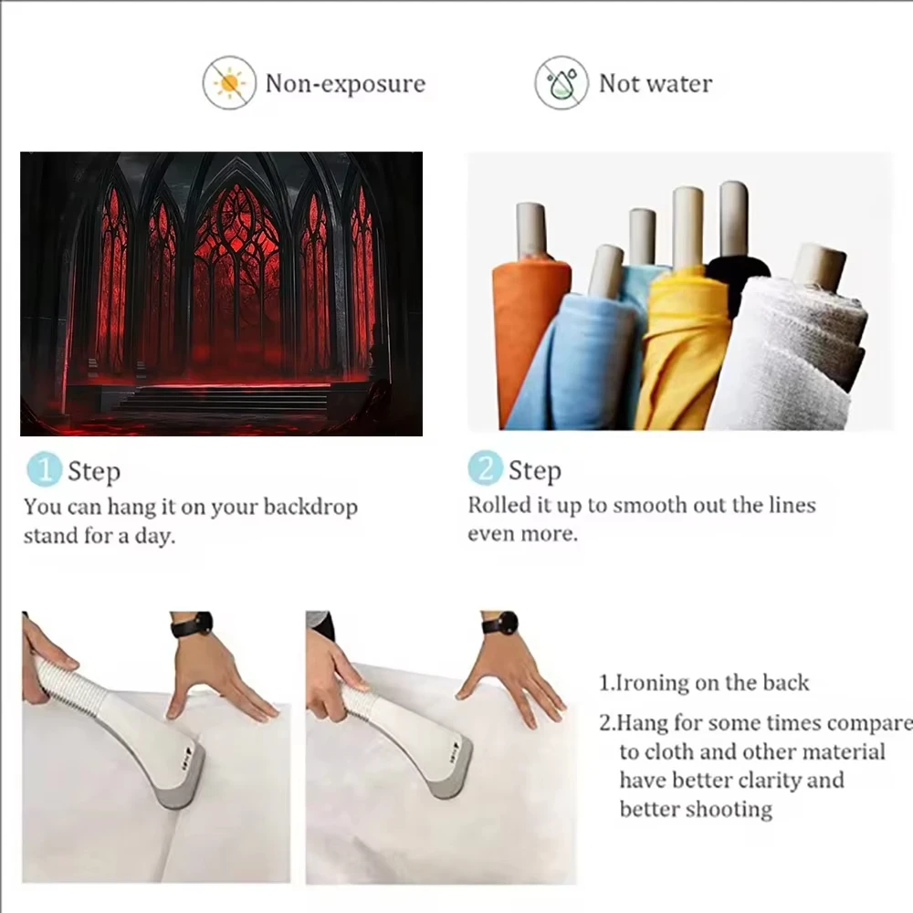 خمر هالوين القلعة جدار خلفية التصوير الفوتوغرافي صور حجر مقوس الباب والنوافذ تصميم استوديو الطرف الديكور الدعائم #6