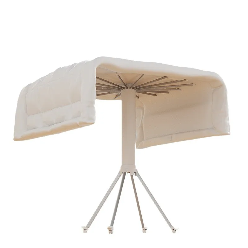 tendedero, tendedero plegable de piso a techo, uso doméstico en balcón