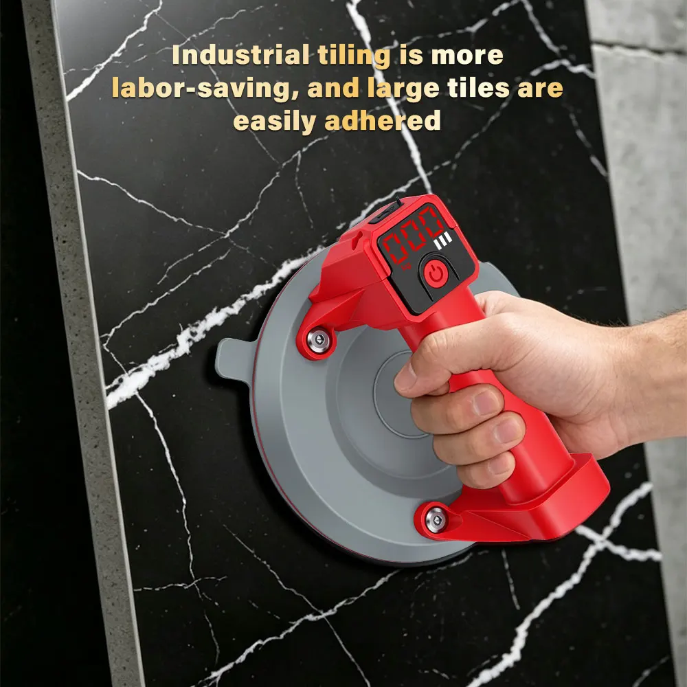 6 Inch Electric Suction Cup 90KG Heavy Duty Vacuum Lifter For Glass Tile Granite Automatic Air Replenishment Lifting Tool