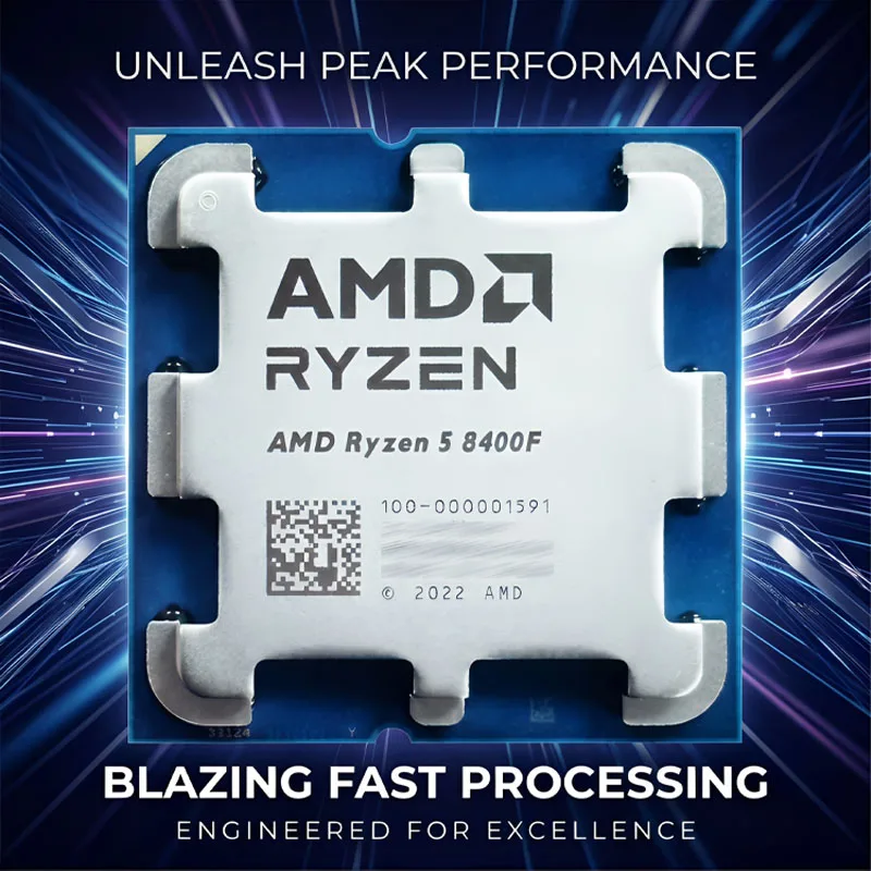新しい AMD R5 8400F Ryzen 5 8400F 6 コア 12 スレッド 4.2GHz