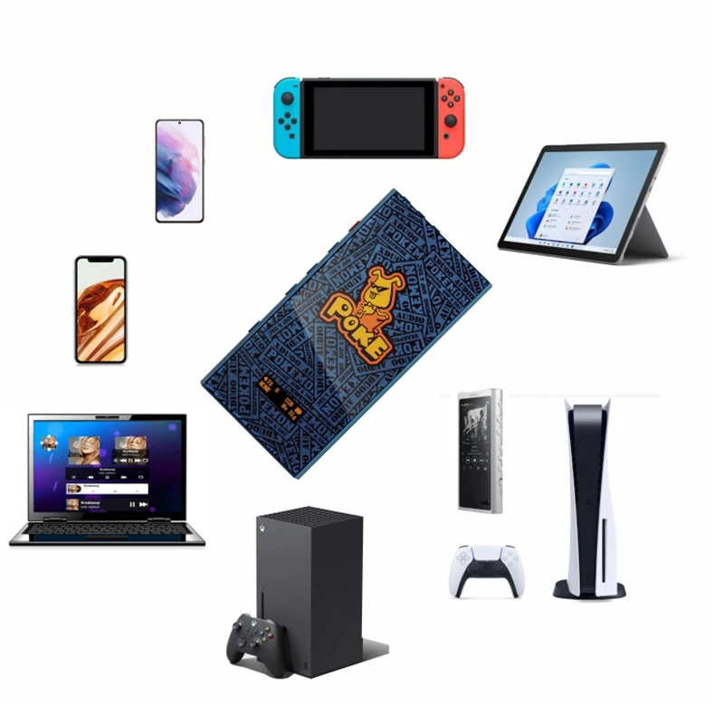 XDuoo-Amplificador de Auscultadores HiFi Portátil, PKE II, Decodificador POKE2 MQA, DAC, AMP, Bluetooth 5.0, CS43198 Duplo, LDAC, aptX, HD