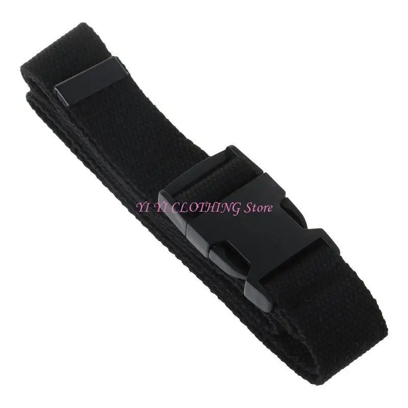 N5KF 2018 Waist Belt Women Men Nylon Canvas Wide Adjustable Fashion Outdoor