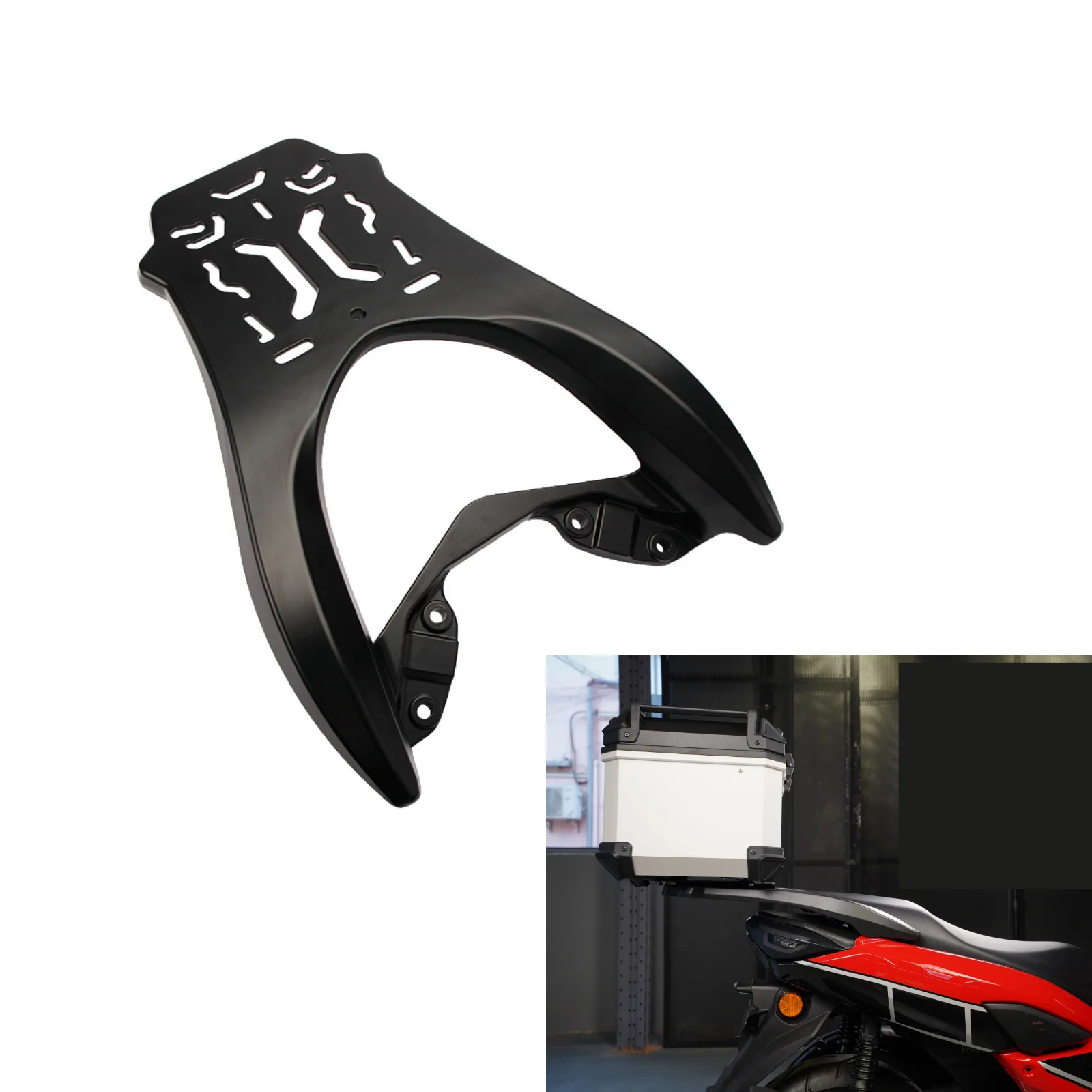 

Rear Trunk Luggage Rack for YAMAHA NMAX155 2020-2025 Aluminium Alloy Top Box Carrier Luggage Support Motorcycle Accessories