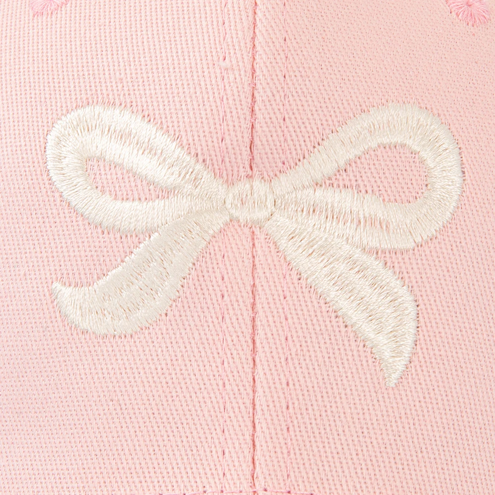 Modische Baseballkappe mit gesticktem Schleifenmuster, Sonnenschutz-Freizeit-Baseballkappe, neue trendige und hochwertige Mütze, geeignet für Damen. – Detail 11