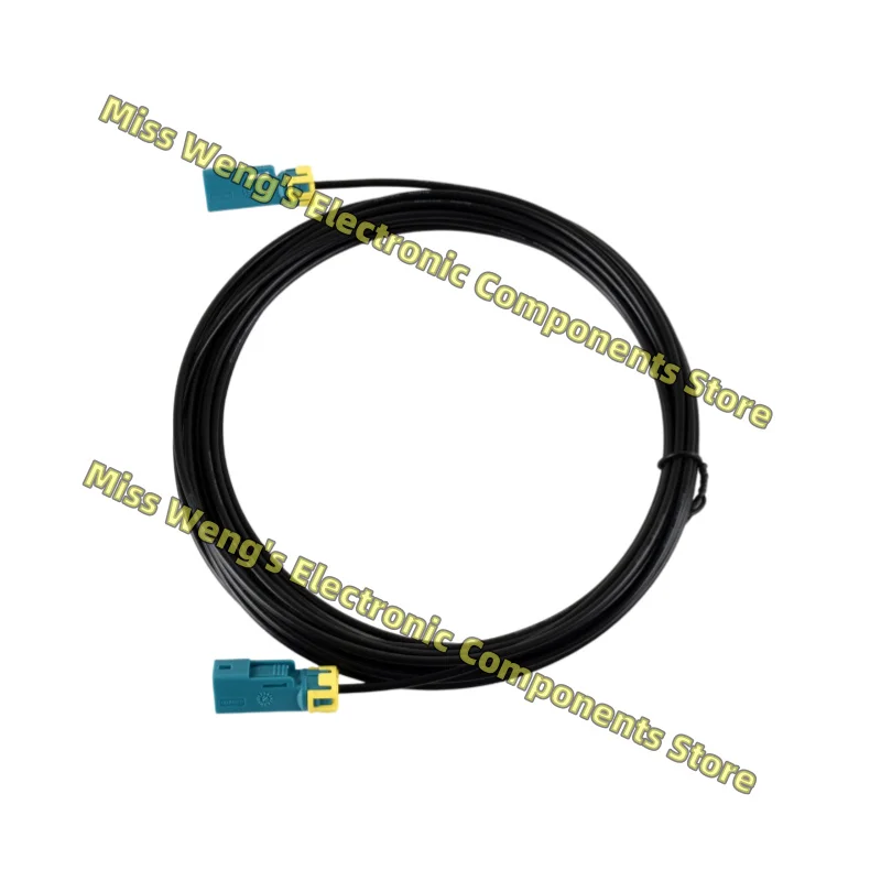 Fakra-Dual-Female-Cable-174-2M GMSL1/2 camera cable Fakra Z type dual female port waterproof RG174 coaxial cable, length 2M