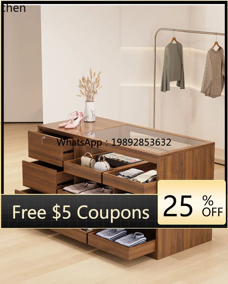 ii  clothing store Nakajima cabinet flowing water checkout page ornament jewelry display cabinet with glass