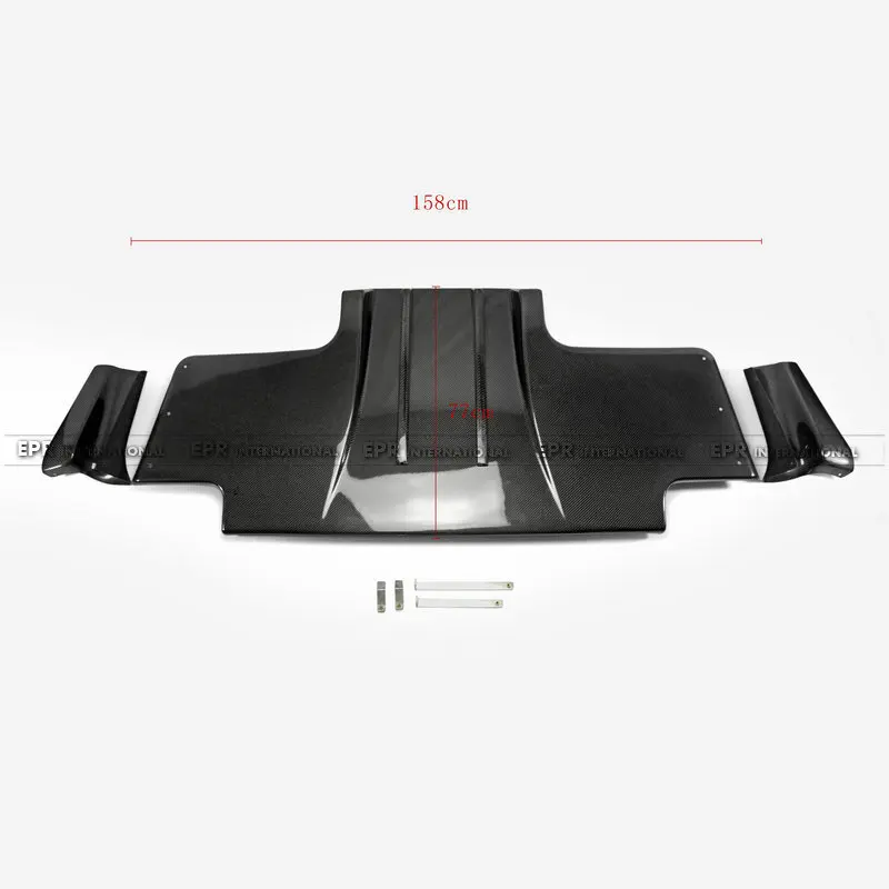 SAAR Compatible avec Nissan Skyline R32 GTR pièces de Modification en Fiber de carbone queue Surround lèvre Spoiler Base de pare-chocs arrière