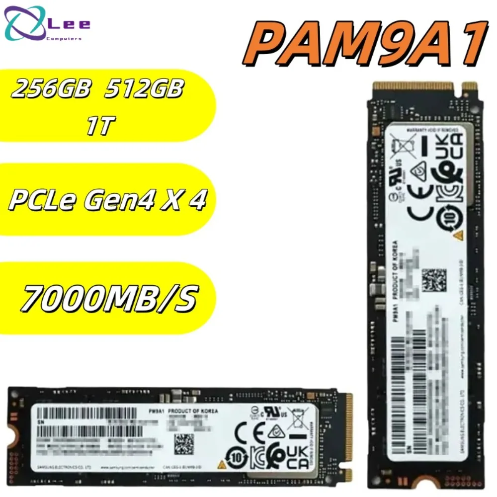 USED PM9A1 256G 512G 1TB 2TB 2280 NVME PCIE4.0 M.2 1024GB Computer M.2 SSD Solid State Drive FOR Samsung