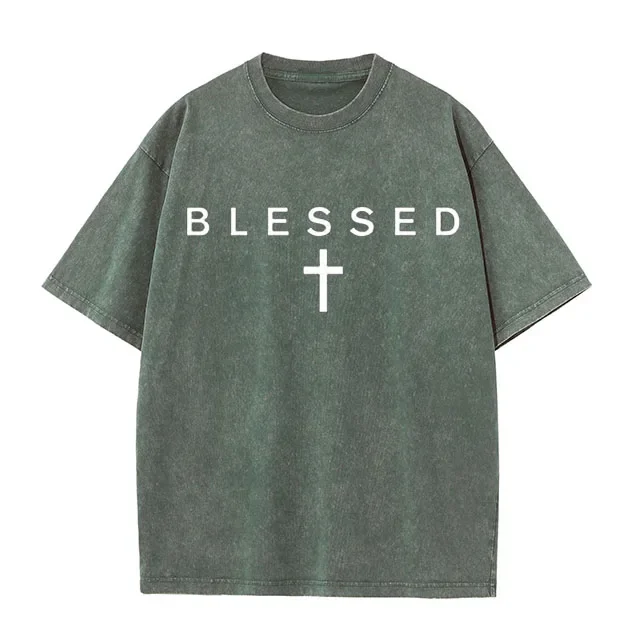 Unisex Christian Faith T-Shirt for Women & Men Jesus Christ Cross Design Inspirational Bible Quote Religious Gift Tee Casual Top