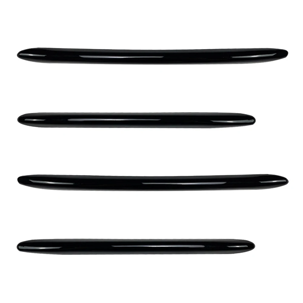 Car Front Bumper Splitter Spoilers Fog Lamp Grille Cover Trim for Mercedes-Benz C-Class W206 C200 C260 2022+ AMG Black