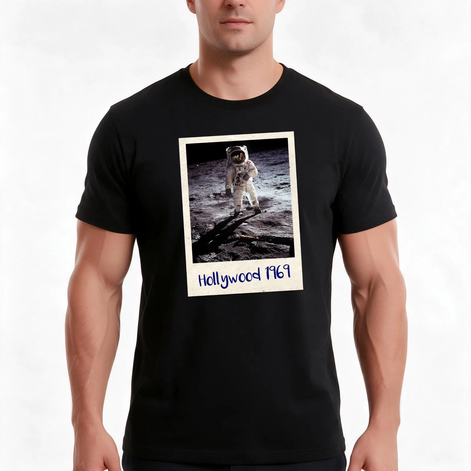 Fake Moon Landing Conspiracy Shirt T-Shirt Summer Casual Cotton Tee Oversized Streetwear Tops Vintage Graphic Print