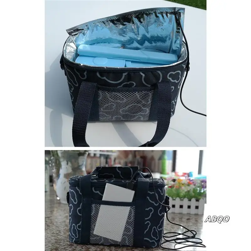 

3X Outdoor Tool USB Thermostat Heat Preservation Plate Bag Lunch Plate Food Bag Heater Milk Thermal Warmer Bag