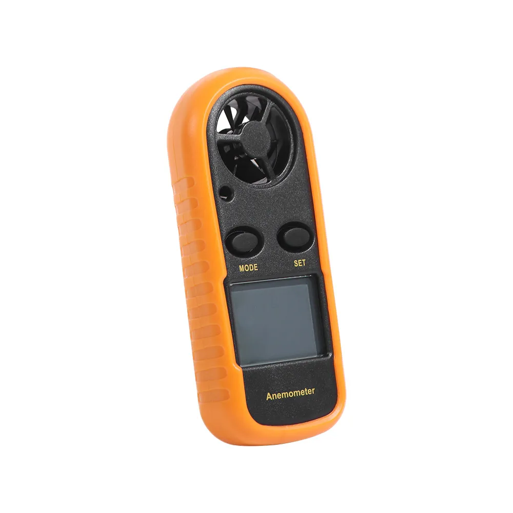 Mini Digital Anemometer Hand-held 0-30m/s Range Air Velocity Meter -10°C ~ 45°C LCD Display Temperature Tester