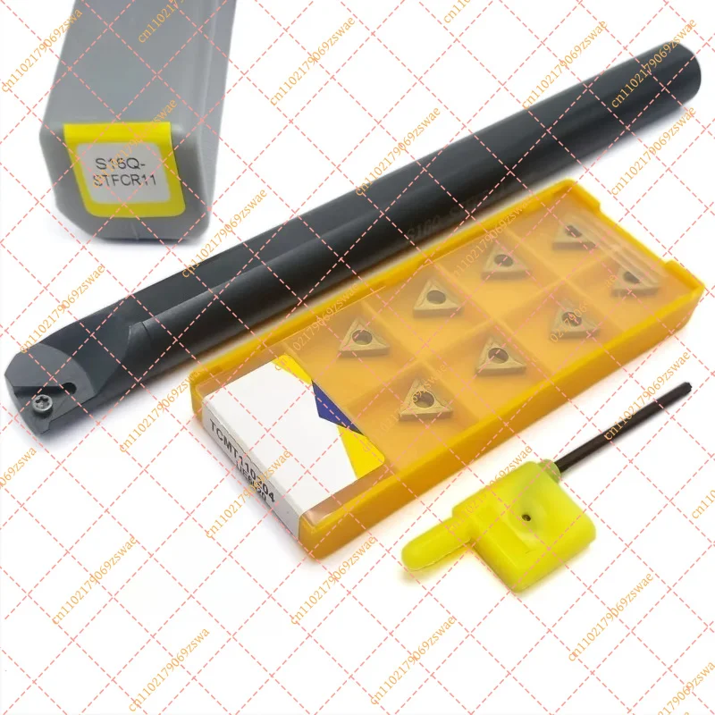 STFCR11 CNC Lathe Internal Turning Tool Holder & TCMT110204 Inserts, Metal Cutting Bars