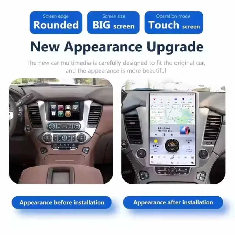 Car Radio For GMC Yukon Chevrolet Tahoe Suburban  Androfid Stereo Multimedia video Player GPS Navigation Head Unit