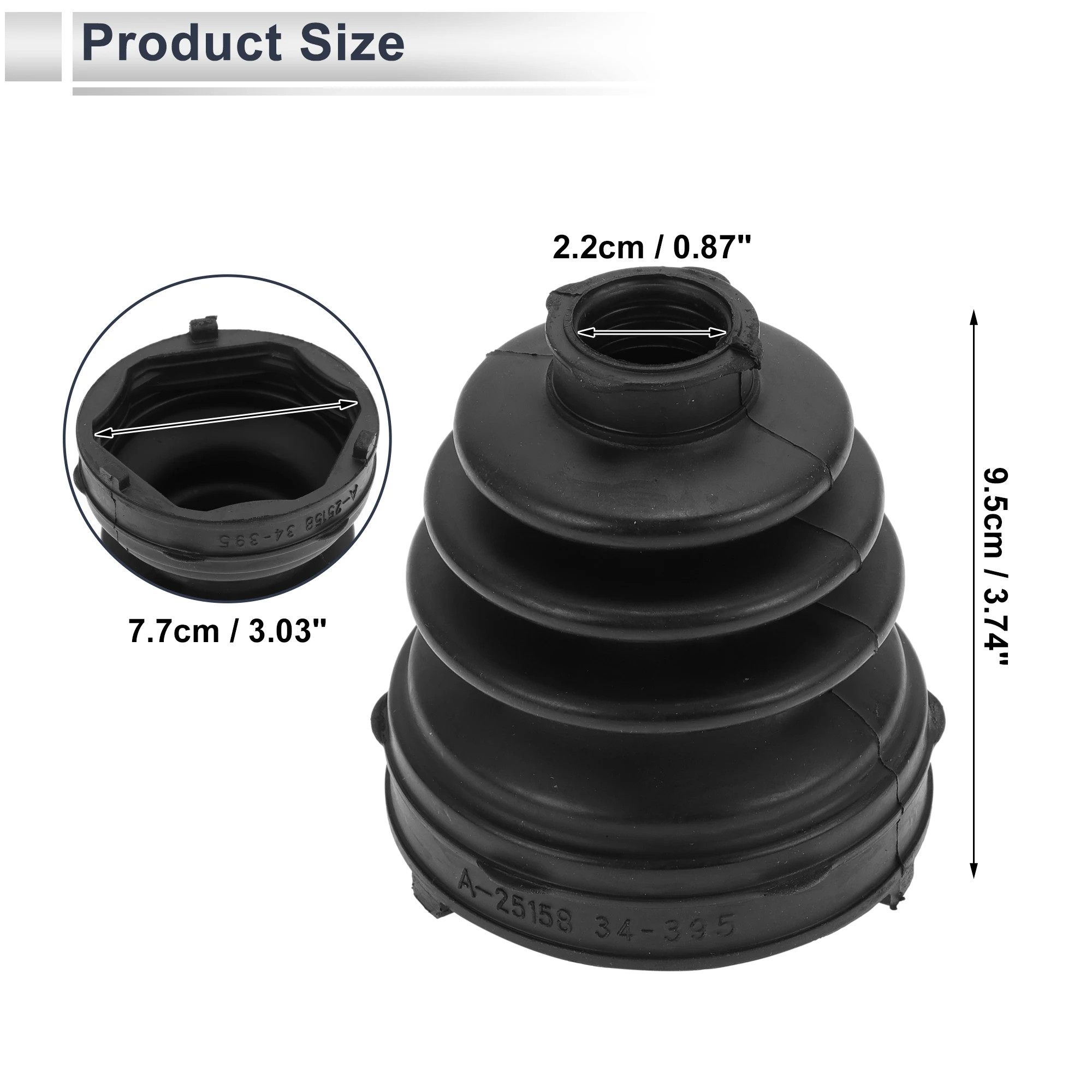 X Autohaux No.28323SA020 Zestaw zewnętrznych przegubów homokinetycznych z zaciskami do Subaru Forester 2003-2008 do Subaru Impreza 2008-2010