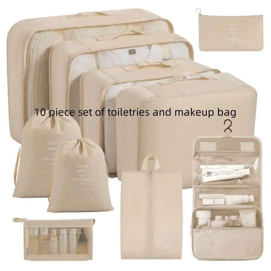 6/7/8/9/10/11pcs Portable Travel Storage Bag Set - Organize Your Clothing, Shoes, And Underwear With Ease - Perfect For Luggage