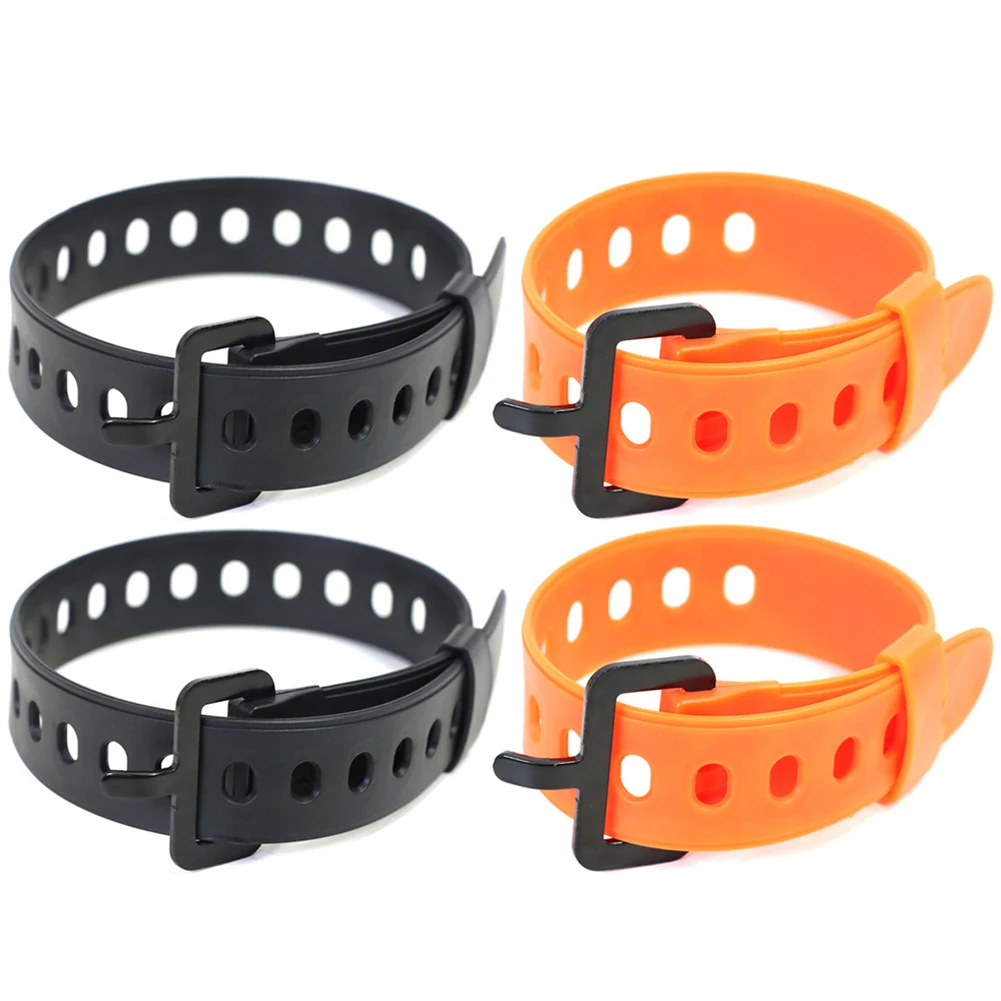 Sangle de tension en caoutchouc haute résistance, ceinture nouée de voyage, sangle de chargement utilitaire pour lampe de poche, bagage, pompe à air, anciers d'autodéfense, 2 pièces