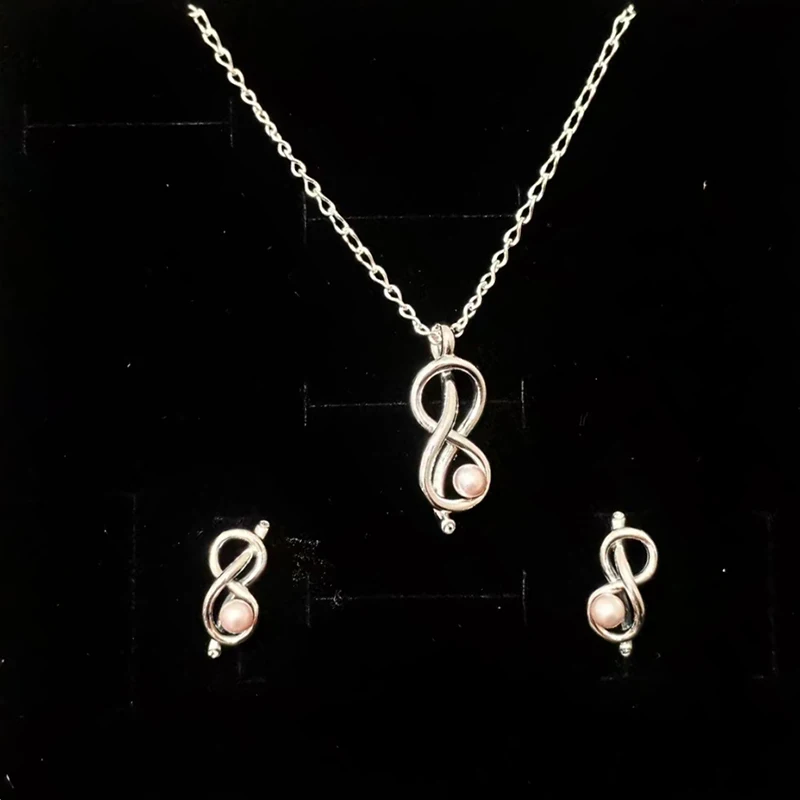Elegant Women's Silver Plated Dangle Earrings with Pearl Accents