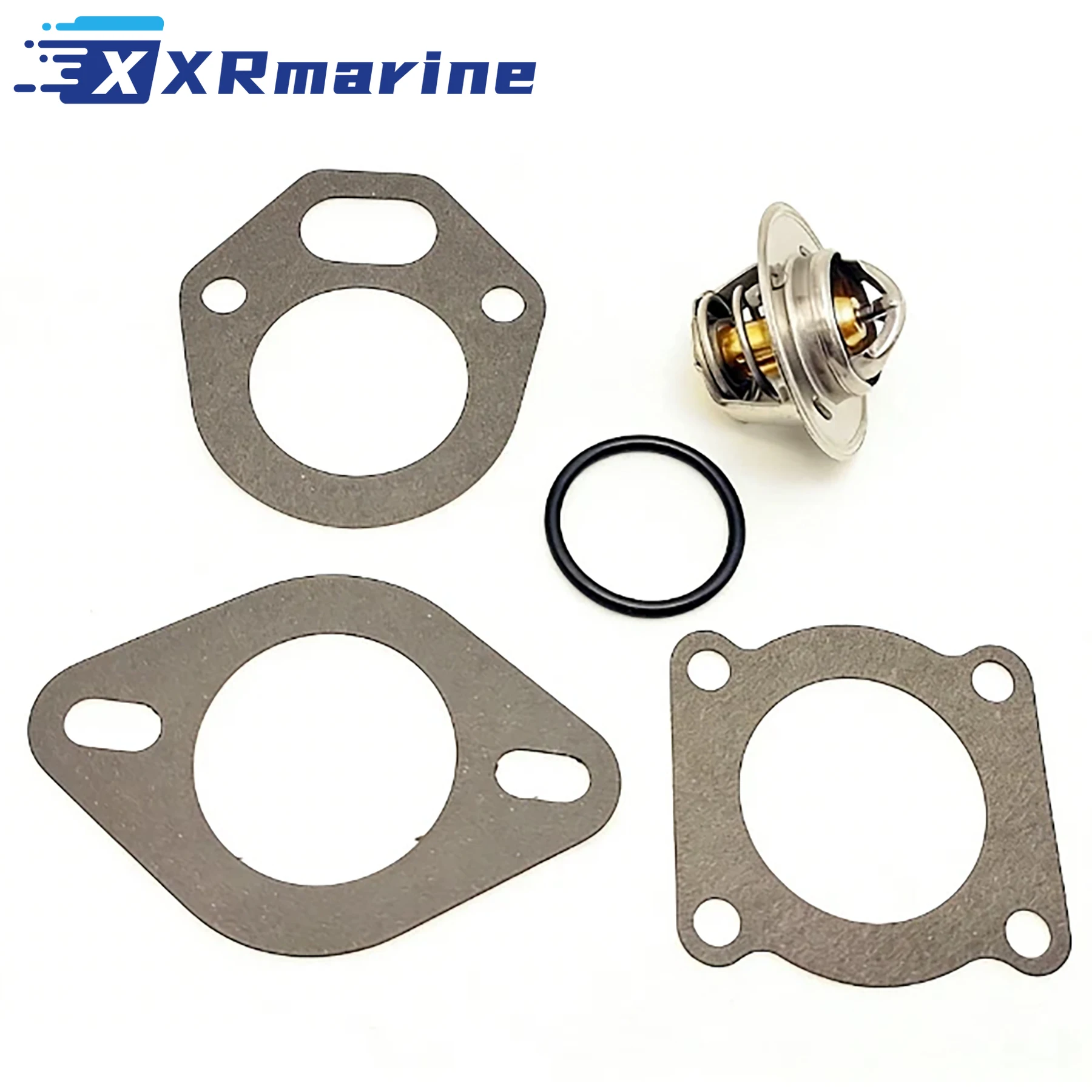 

18-3662 Thermostat Kit Compatible with Volvo Penta Stern Drive AQ175A AQ205A 430A 430B 431A AQ190A AQ200 Replaces 876305