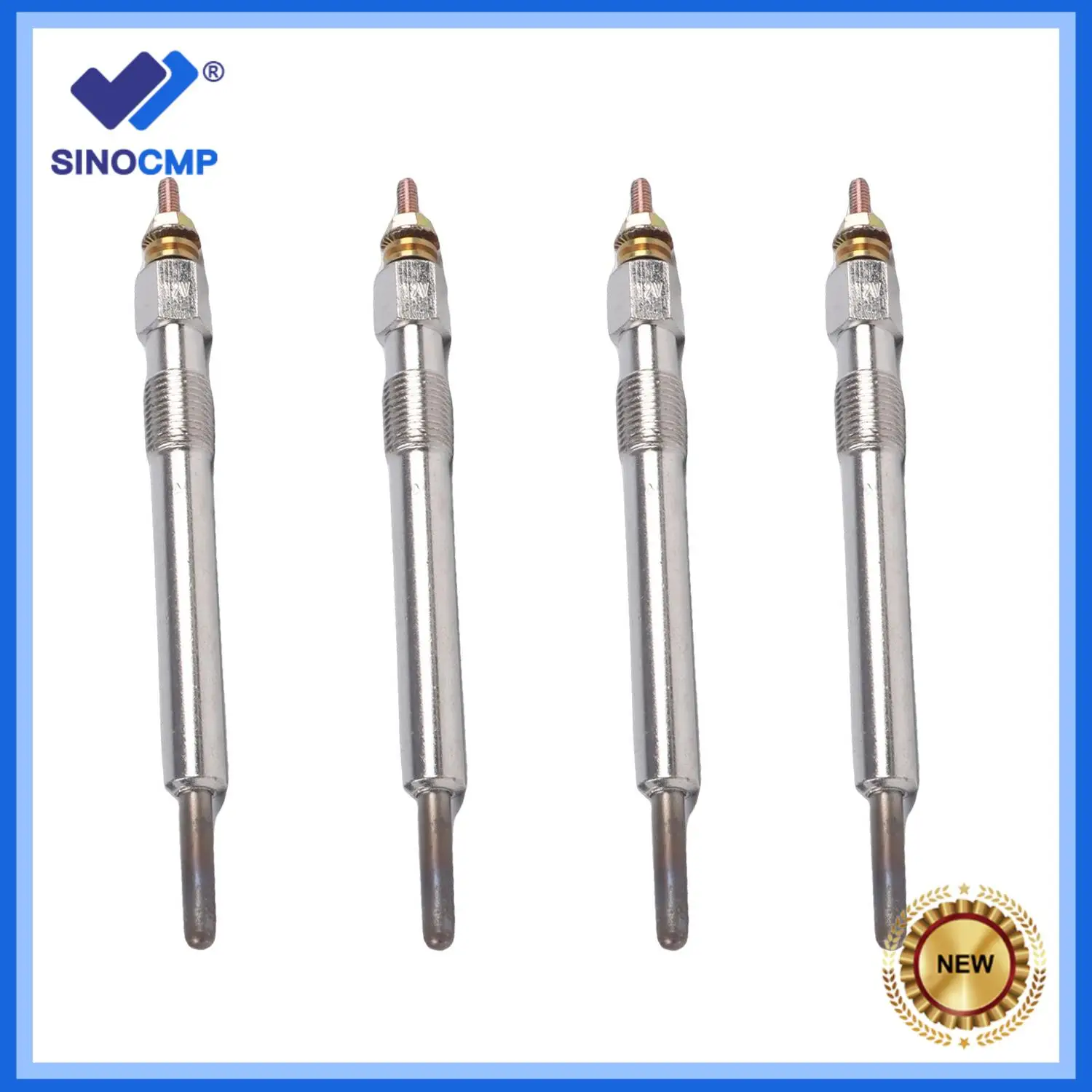 

4 шт. 12В 8970476042 свечи накаливания для двигателя Isuzu 4JG2 экскаватора