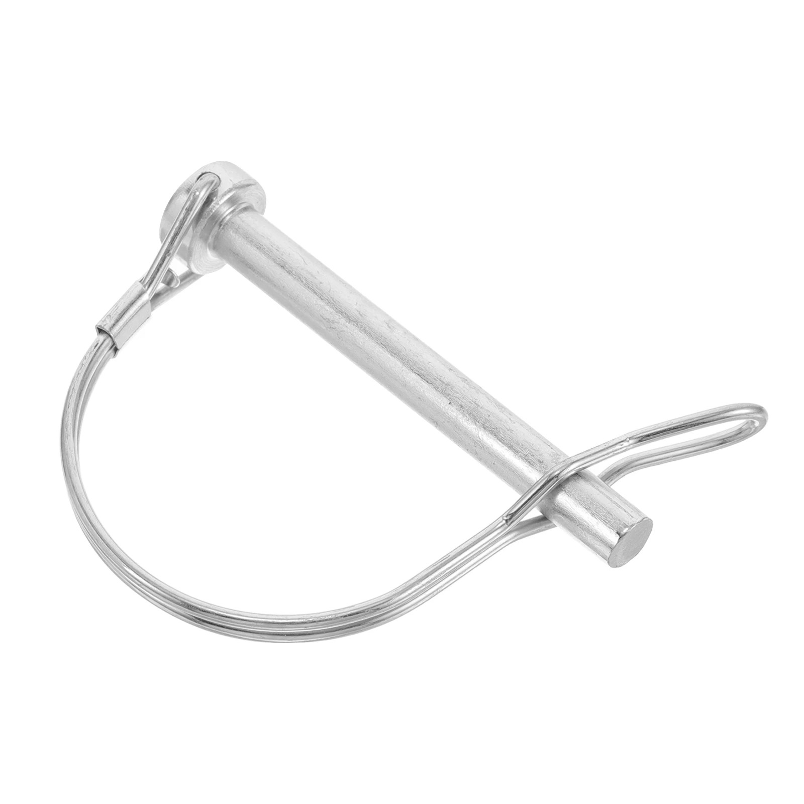 

Safety Coupler Pin Wire Lock Trailer Hitch Wear Resistant Strong Metal Precision Craftsmanship Silver Locking Secure