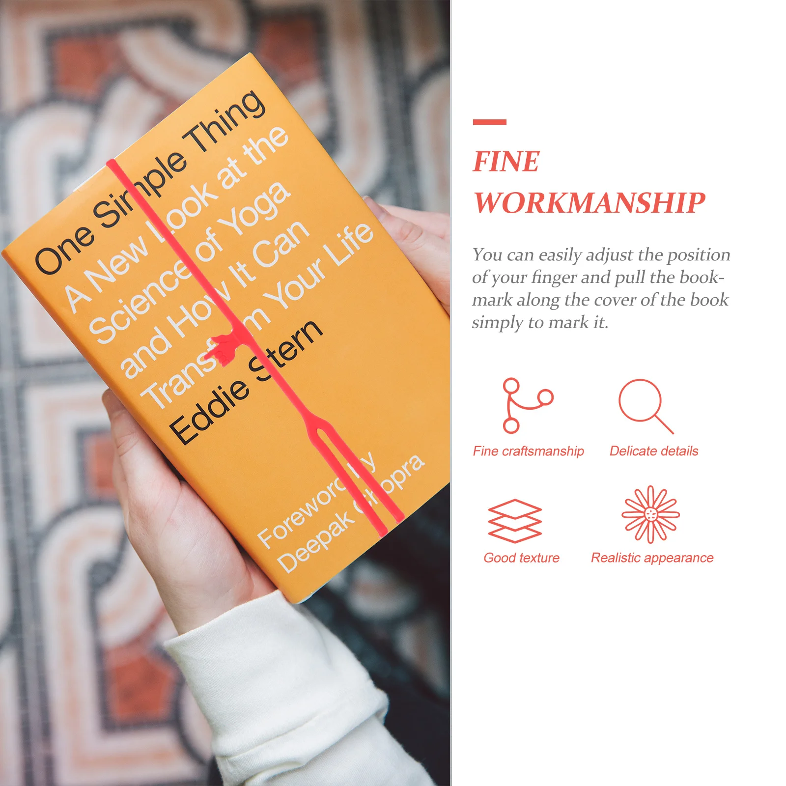 7Pcs Silicone Bookmarks Lovely Finger Point Bookmark Portable Funny Bookmark for Books Clips Papers Office Organization Tool