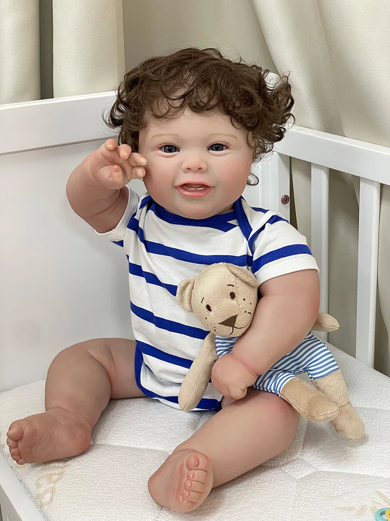 

Cokela 20 дюймов/50 см настоящая кукла реборн кукла мягкая на ощупь реалистичная силиконовая кукла реборн с имплантированными искусственными волосами