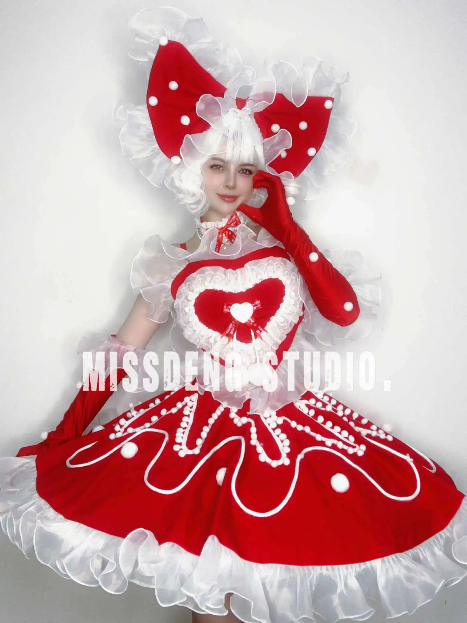 بار ملاهي الأداء التجاري موكب زي ملهى ليلي DS تأثيري حلي Bowknot نفخة فستان الأداء زي