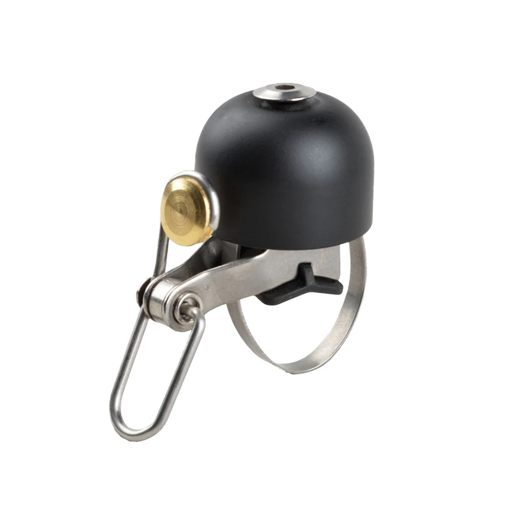 2Pcs Bike Bell Brass Dome Crisp Clear Sound Environmentally Friendly Pure Copper Plastic Mount Fit Mountain Road