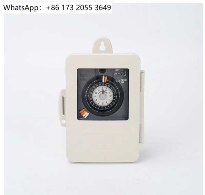Mechanical Timer Switch TB30A with Bat-tery 15-Min Minimum Setting for Industrial Time Control