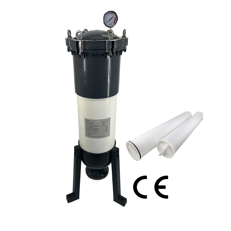 

PF40-B2 Industrial Water Filter Housing PVC Big Flow Pressure Vessel Core Components 1 Year Warranty