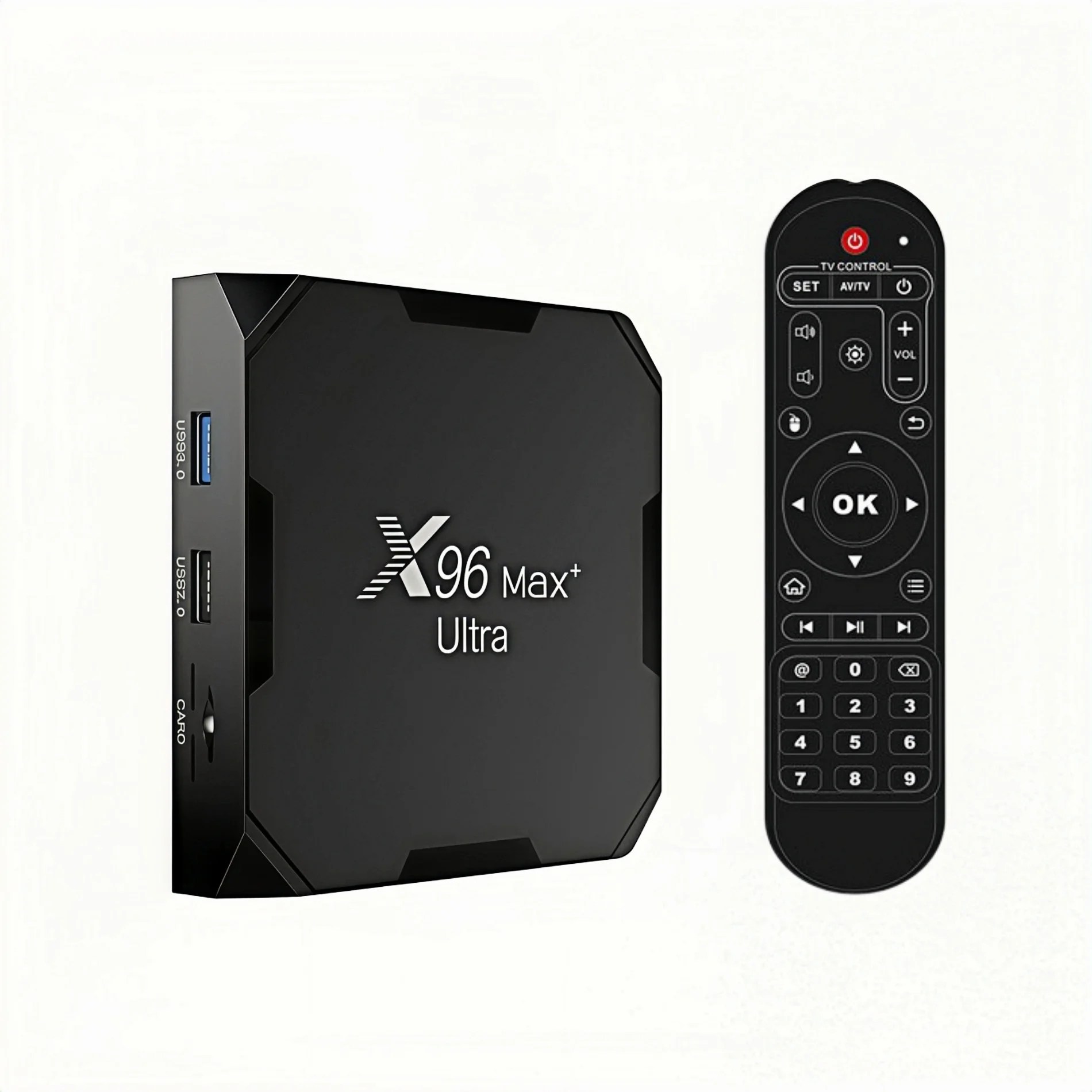 X96 Max+Ultra Android 11 TV Box Amlogic S905X4 4GB RAM 64GB ROM Dekodowanie AV1 4K 8K HDR Dual WiFi BT4.0 USB3.0 Inteligentny Odbiornik IPTV do Kina Domowego Smart TV Box — 2
