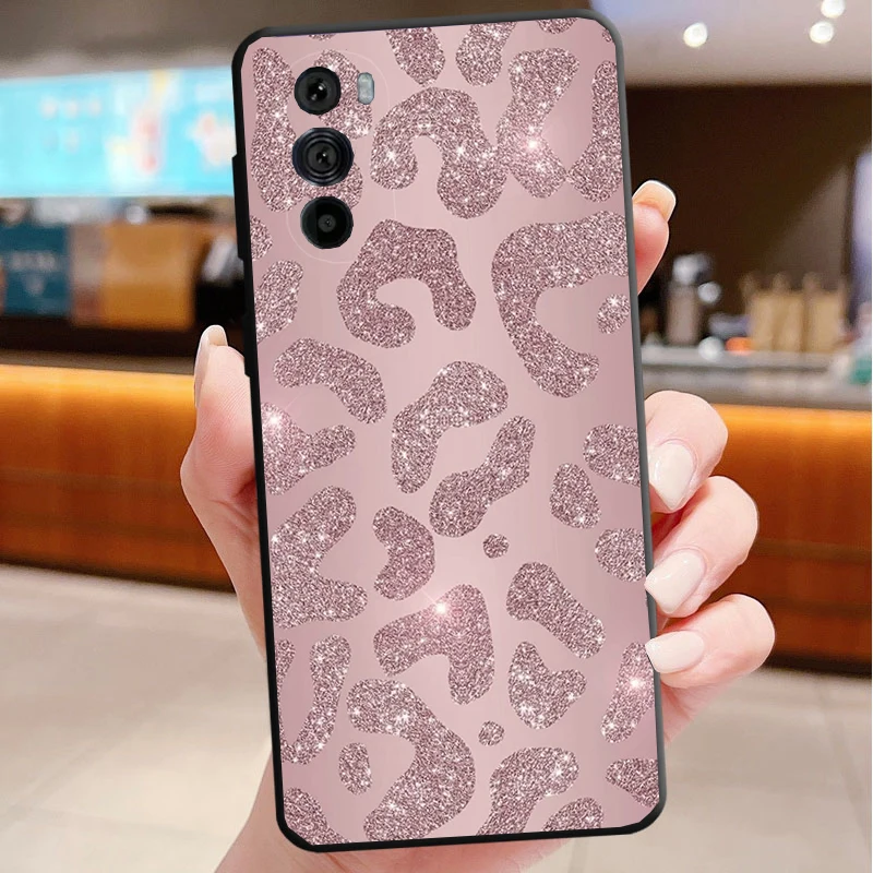 

Phone Case For Motorola Edge 50 40 Pro 60 50 40 30 Ultra Neo Fusion Moto G Play G Stylus G Power G Pink rose gold