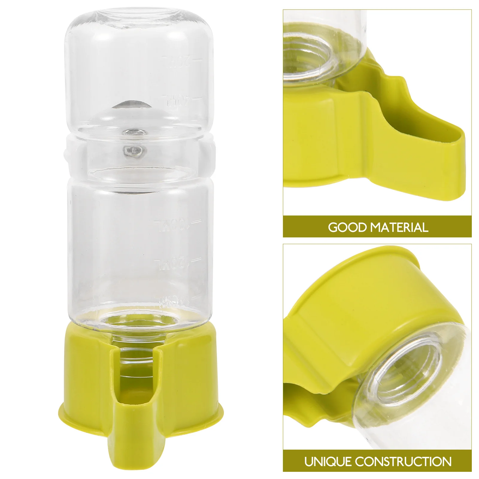 

Parrot Water Feeder Bird Cage Drinking Accessory Automatic Waterer Dispenser Container Fountain Pet Hydration Solution