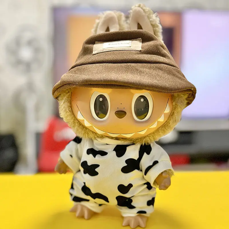 

Labubu Doll Cisas Casual Clothes Set 40cm Plu Costume ex Toy Outfit Festive Playwear for Dolls And Collectibles