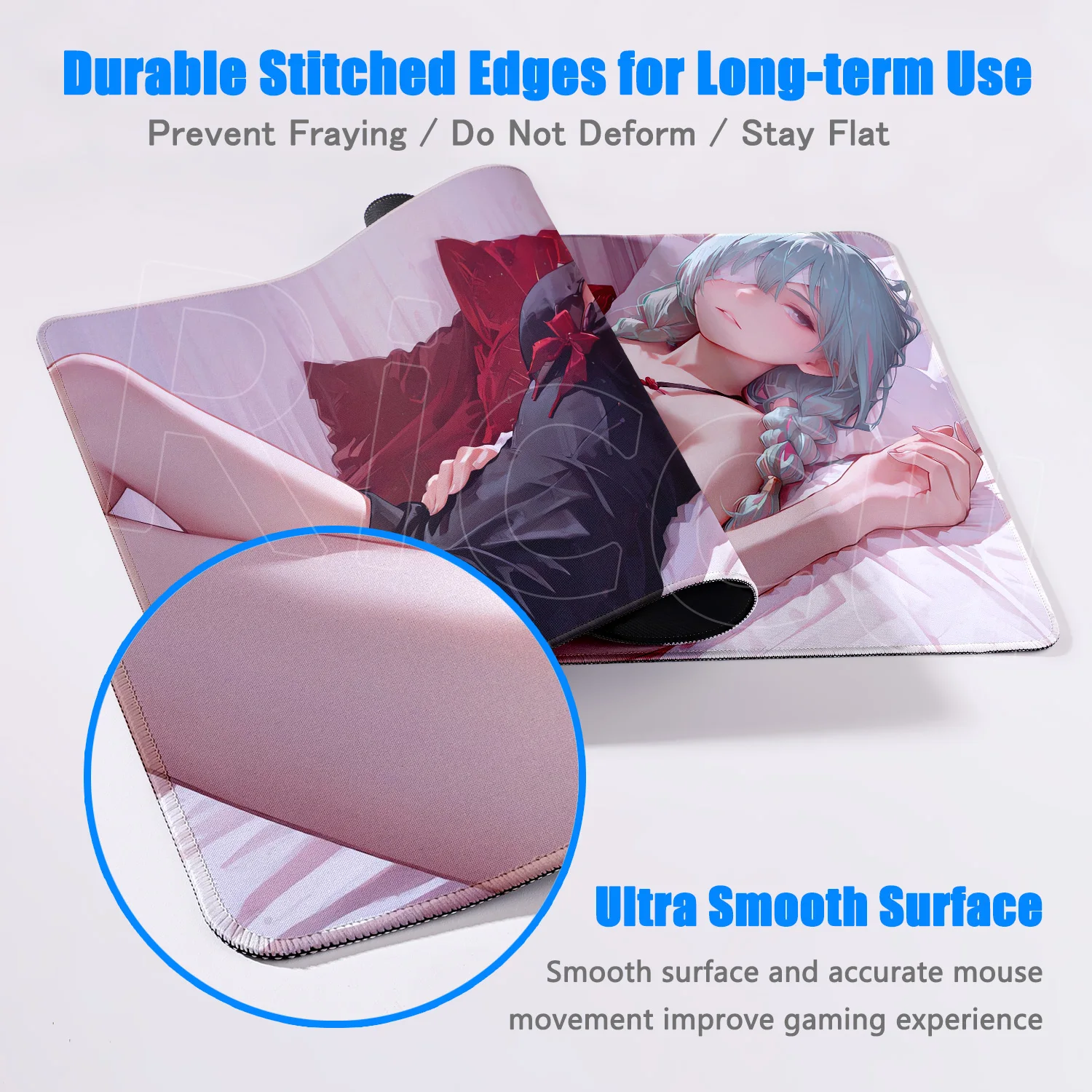 Large Wuthering Waves Phrolova CANTARELLA Galbrena Mouse Pad XXL Gaming Computer Gamer PC Keyboard Mouse Mats Non-Slip Mousepads