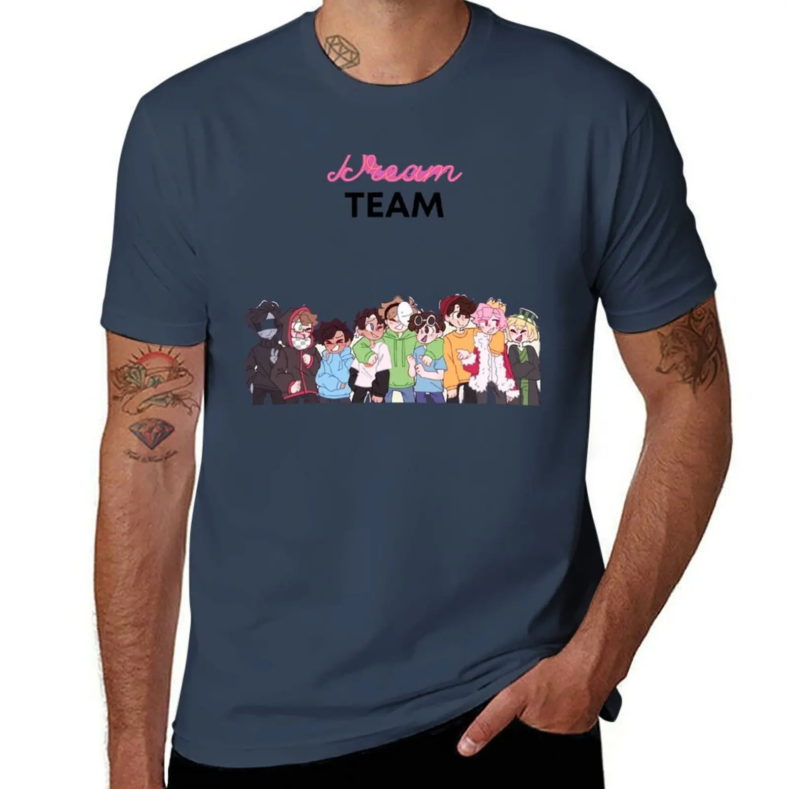 

Team Dream SMP T-Shirt Classic Basic Casual T-Shirt