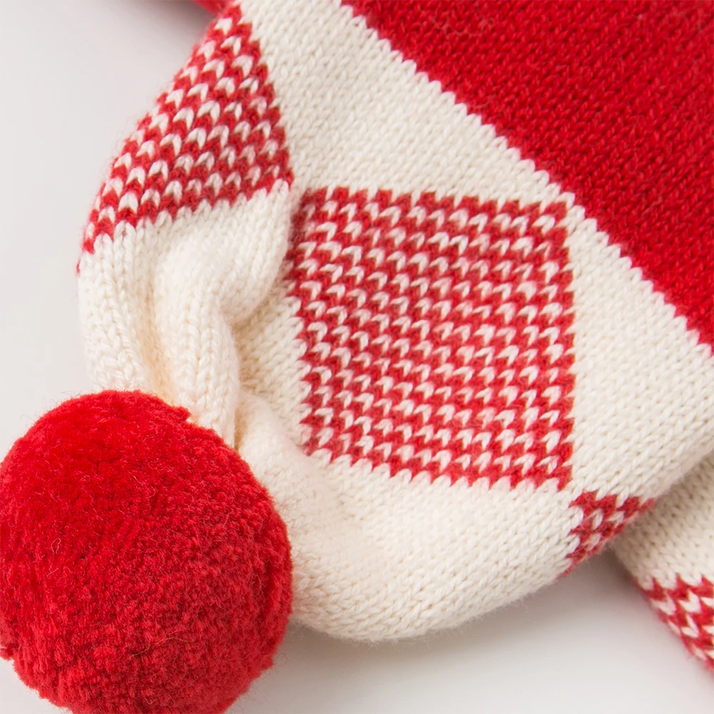Dave Bella, bufanda para niños y niñas, bufandas de algodón para bebés de invierno, cuello rojo, cosas más cálidas, pañuelo elegante para niños DB4254996