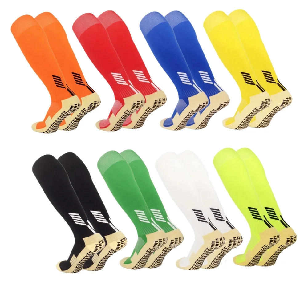 

Long Football Socks Men's Long Tube Professional Training Soccer Socks Thickened Silicone Non-Slip Towel Bottom Sports Socks