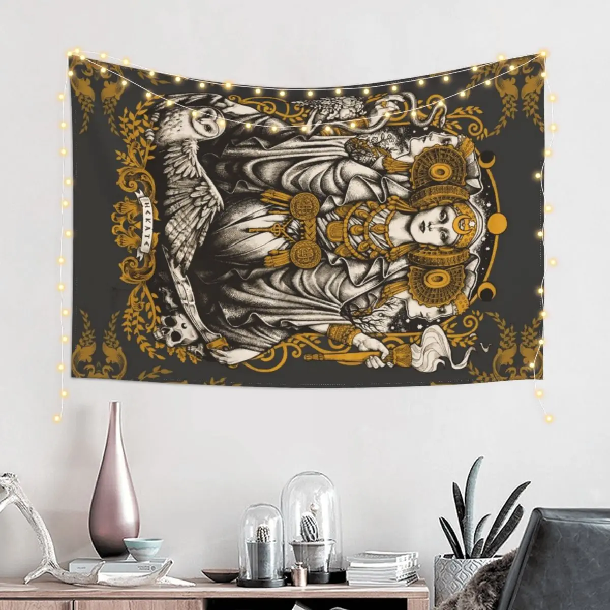 IBERIAN HECATE Tapestry Home Decor Aesthetic Room Aesthetic Decor Room Decorations Aesthetic Outdoor Decoration Tapestry