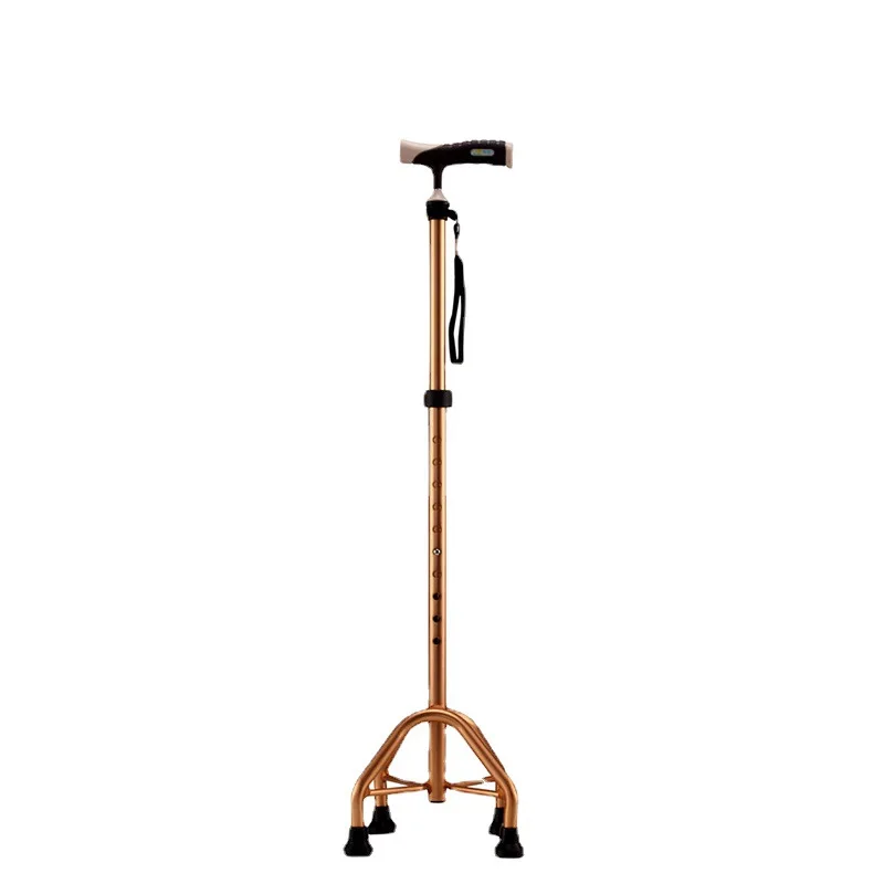 

Aluminum alloy crutches for the elderly four-legged crutches for the elderly Retractable non-slip walking aid with light walker