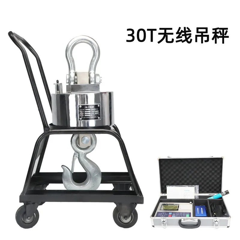 

Pushton 30 tons electronic crane scale high precision wireless industrial hook