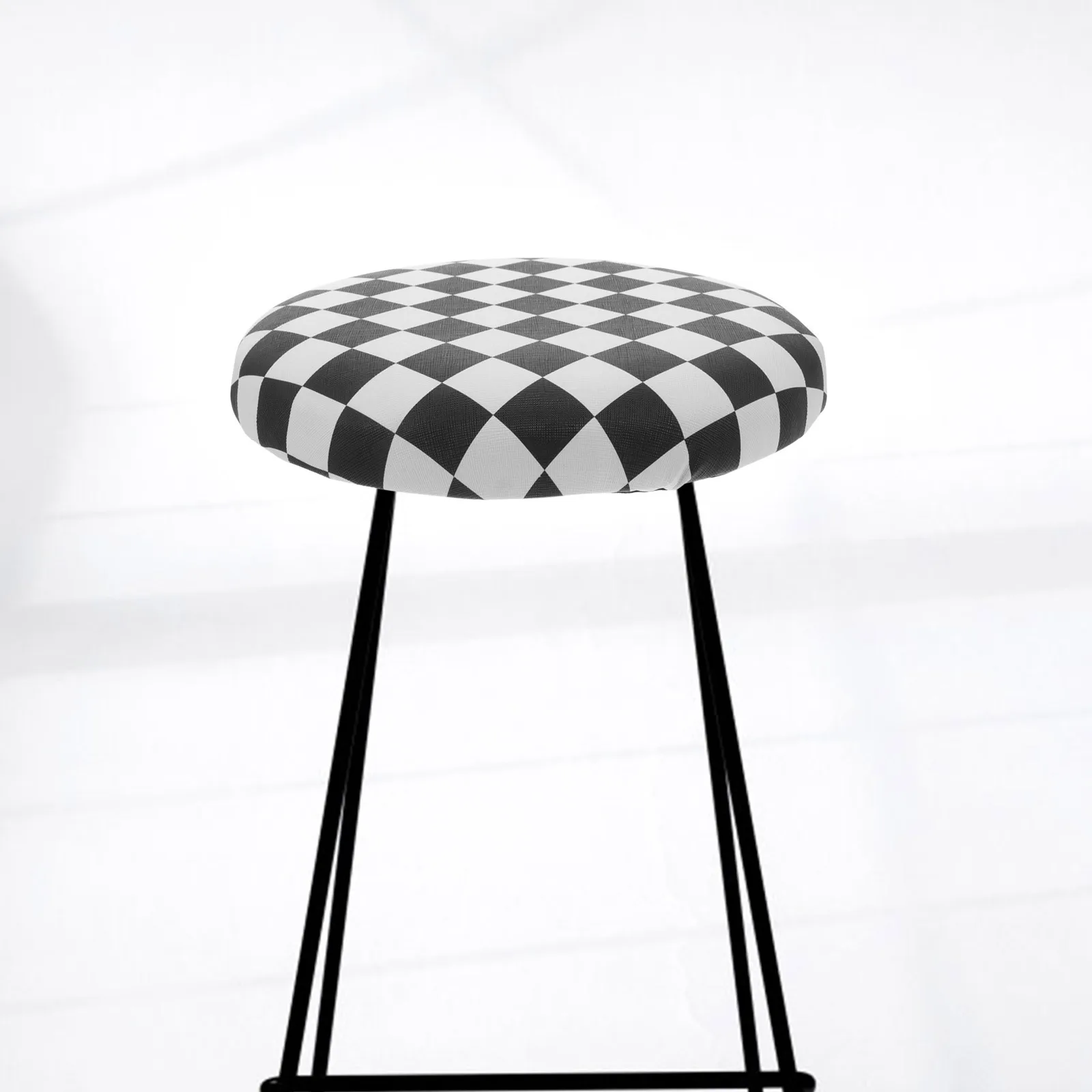 

Round Stool Panel PU Seat Replacement Soft Easy Clean for Home Bar Canteen Round Stool Chair PU Seat