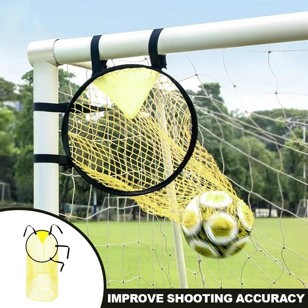 Outdoor Foldable Soccer Target Net Soccer Ball Practice Shot Net Football Training Equipment for Shooting Accuracy Training