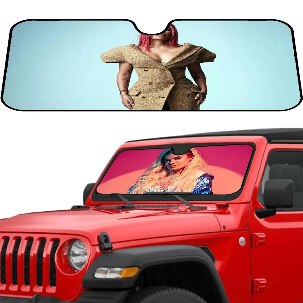 

K-Karol G-G Car Windshield Sunshade Cover Foldable Automotive Sun Shade Visor Window Uv Reflector Cars Keep Car Cool