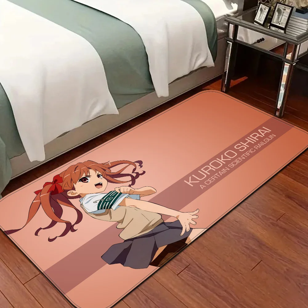 

Anime A Certain Scientific Railgun Floor Mat INS Style Soft Bedroom Floor House Laundry Room Mat Anti-skid Household Carpets